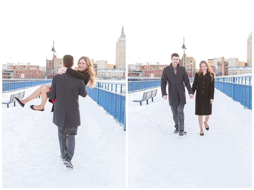 winter engagement session Rochester NY, Rochester wedding photographer, Rochester engagement photographer, Syracuse wedding photographer, Samantha Ludlow Photography