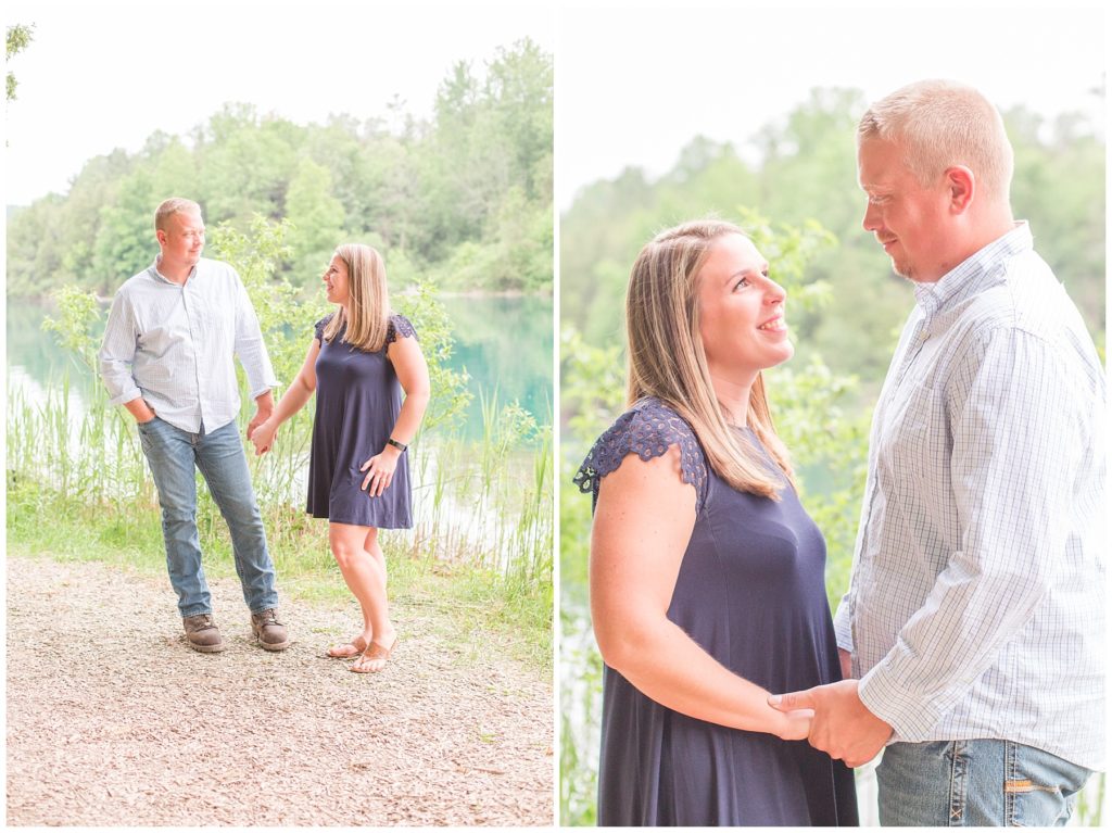 Green Lakes engagement session, Samantha Ludlow Photography