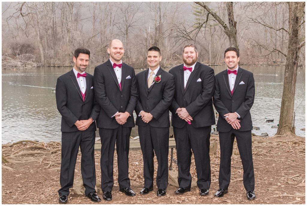 groomsmen, winter wedding at Orchard Vali, Samantha Ludlow Photography, Syracuse wedding photographer