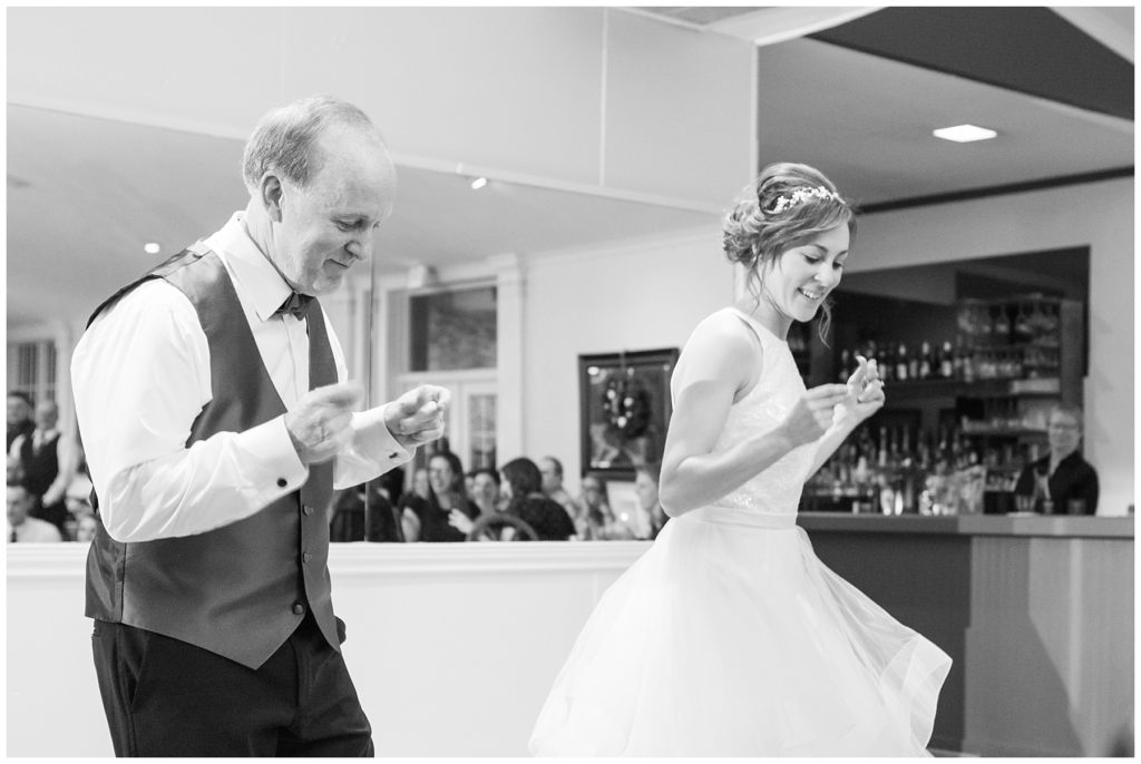 Father-Daughter Dance, winter wedding at Orchard Vali, Samantha Ludlow Photography, Syracuse wedding photographer