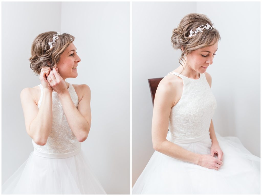 Bridal portraits, winter wedding at Orchard Vali, Samantha Ludlow Photography, Syracuse wedding photographer
