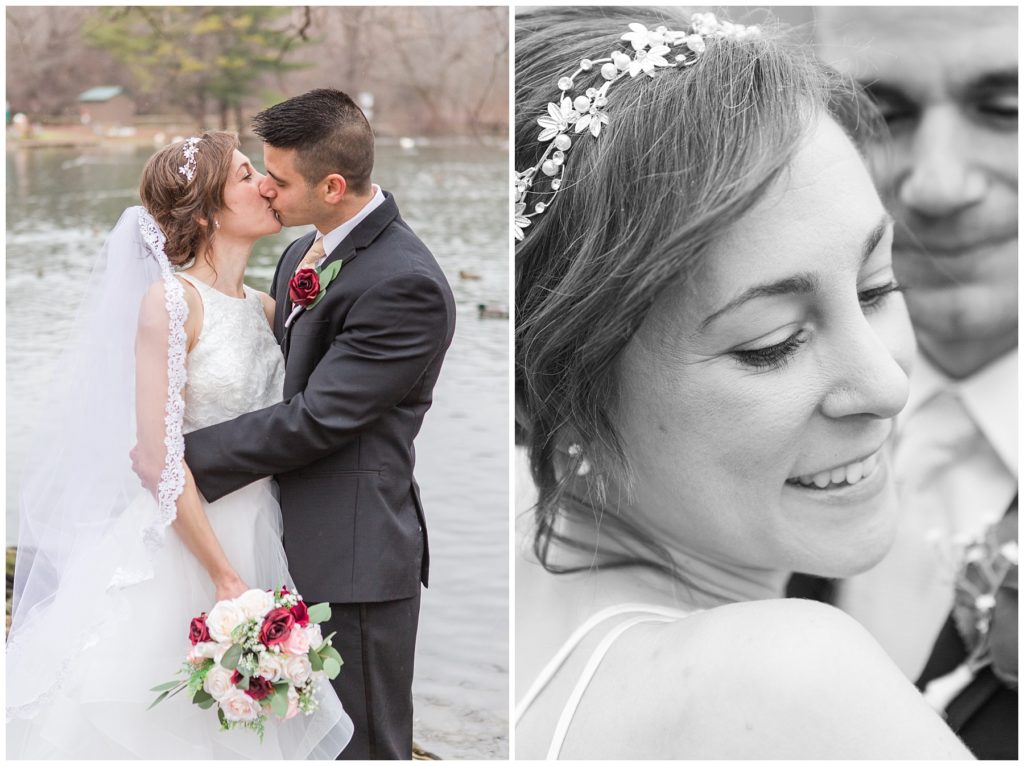 bride and groom, winter wedding at Orchard Vali, Samantha Ludlow Photography, Syracuse wedding photographer