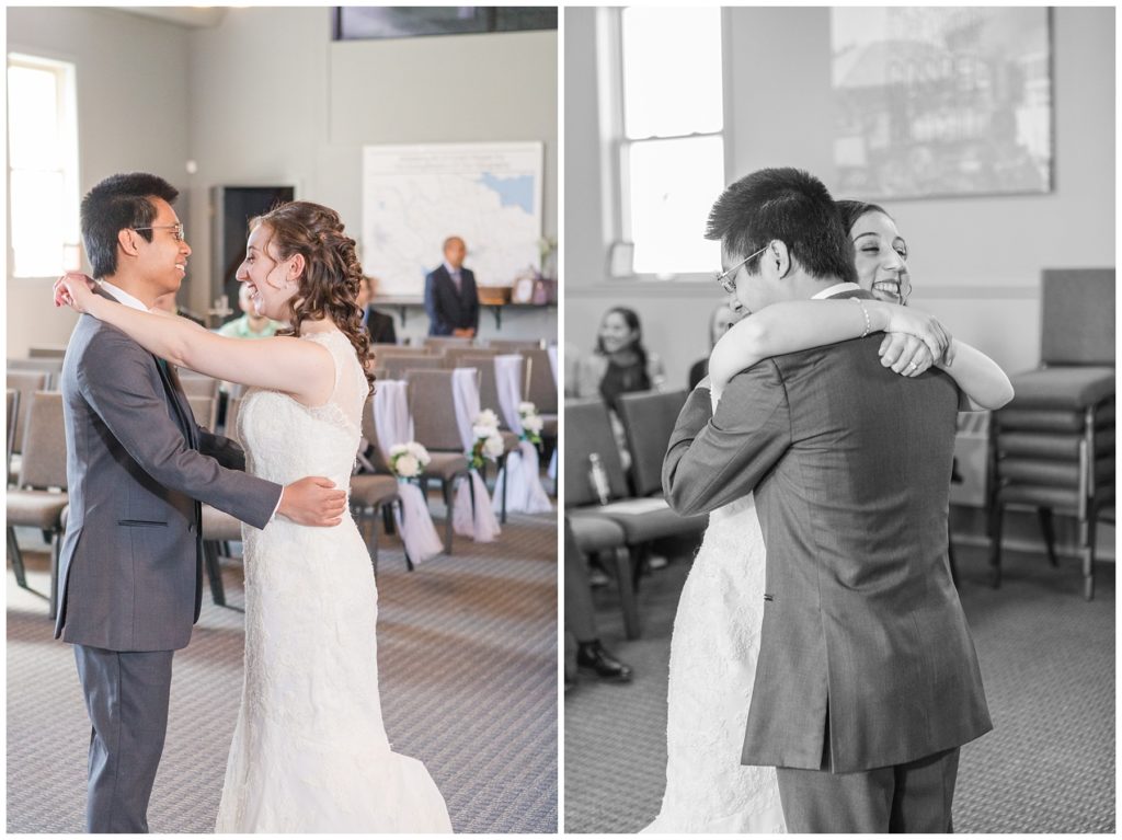 first dance, intimate wedding amid the coronavirus crisis, Samantha Ludlow Photography, Syracuse wedding photographer