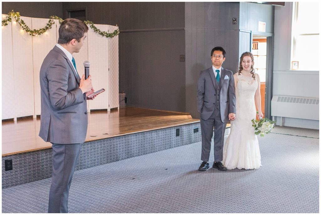 toasts, intimate wedding amid the coronavirus crisis, Samantha Ludlow Photography, Syracuse wedding photographer