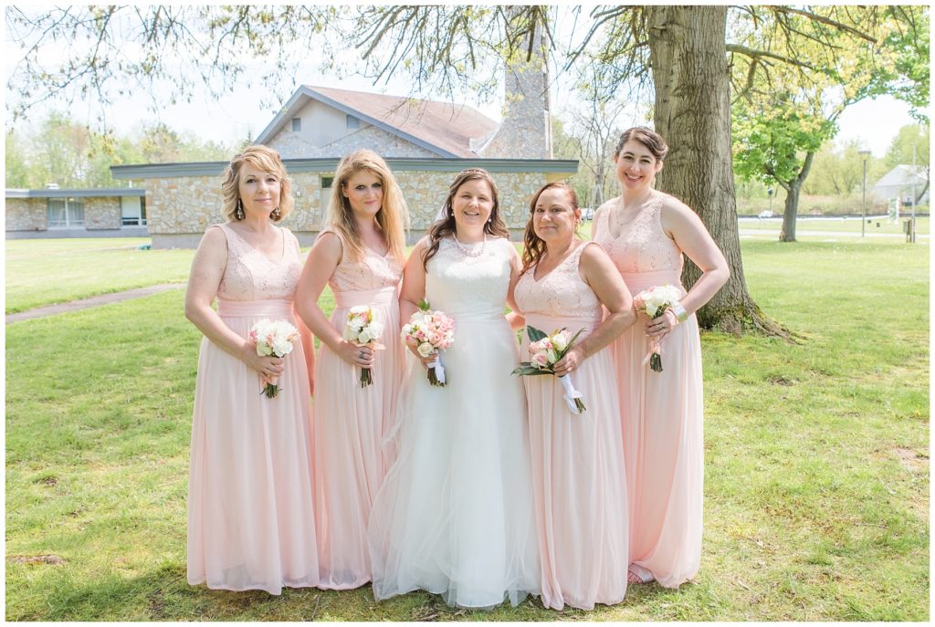 bridesmaids, intimate Coronavirus wedding, Samantha Ludlow Photography