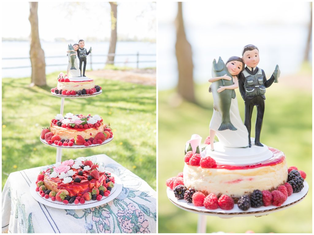 wedding cake, intimate Coronavirus wedding, Samantha Ludlow Photography