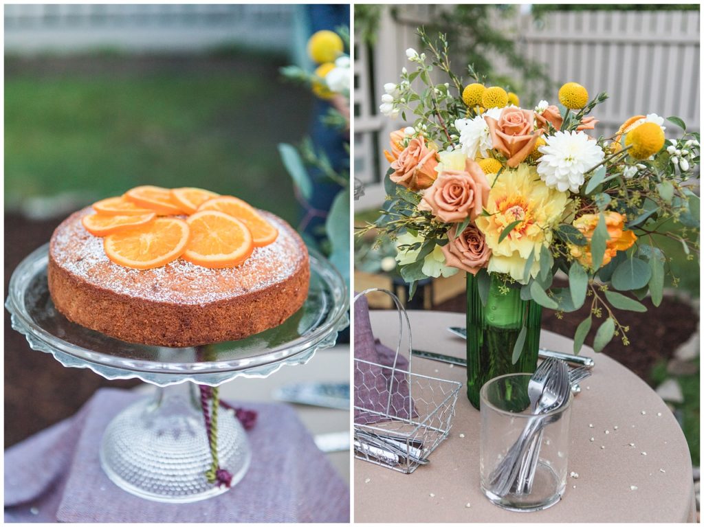 wedding cake, garden wedding, Samantha Ludlow Photography, Syracuse wedding photographer