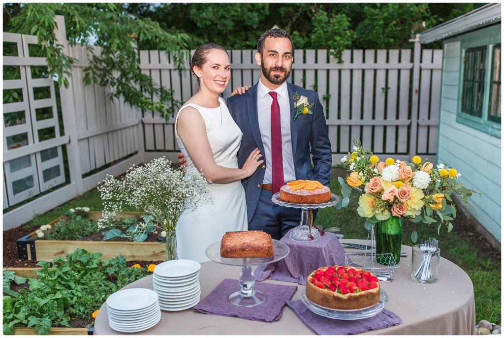 wedding cake, garden wedding, Samantha Ludlow Photography, Syracuse wedding photographer