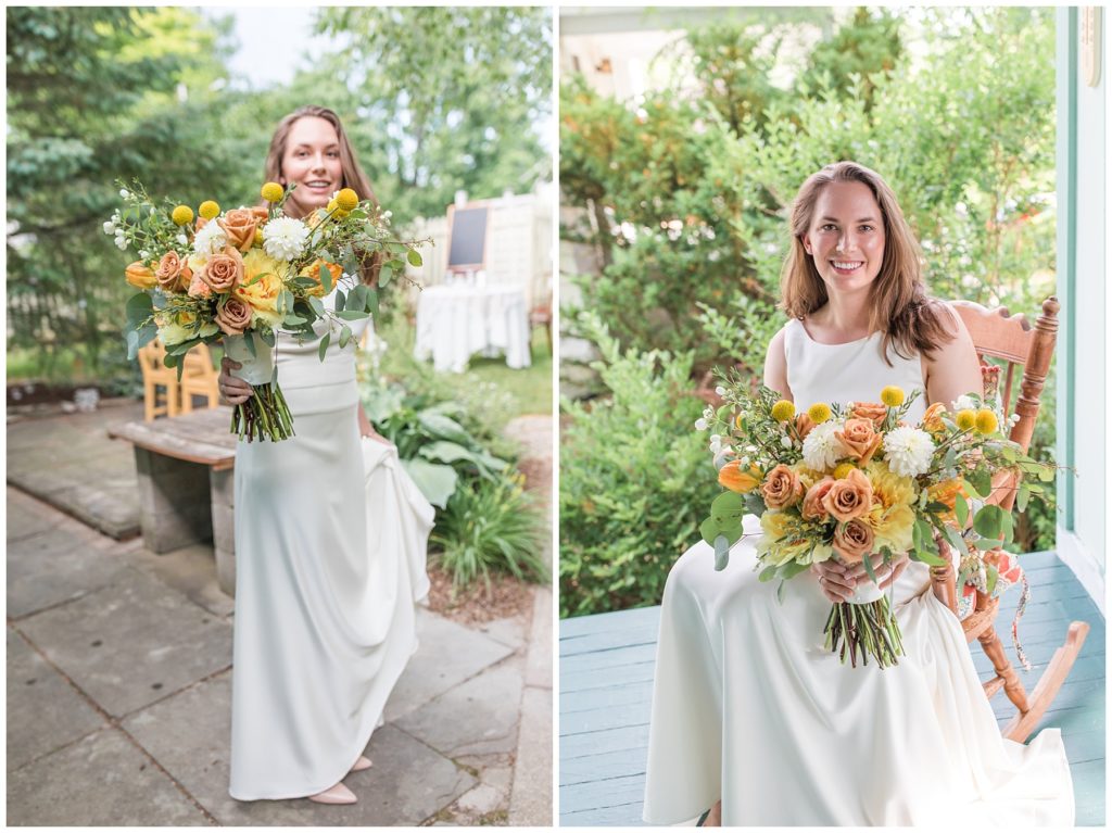 bridal portraits, garden wedding, Samantha Ludlow Photography, Syracuse wedding photographer