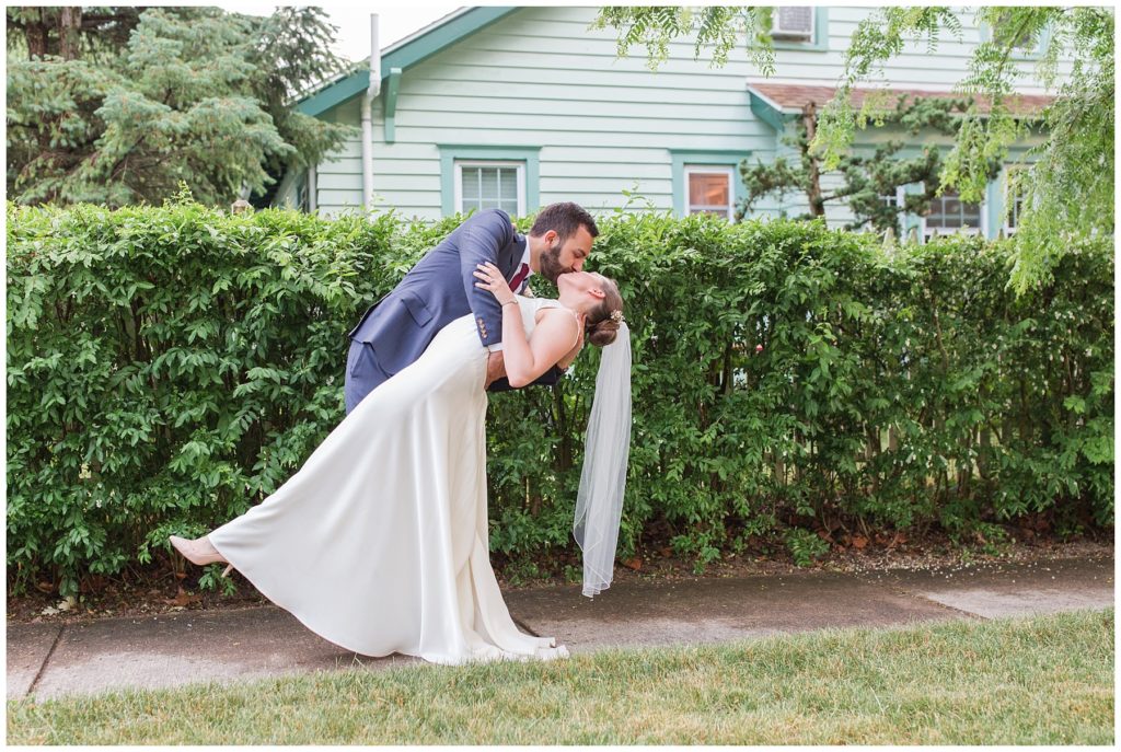 bride and groom portraits, garden wedding, Samantha Ludlow Photography, Syracuse wedding photographer