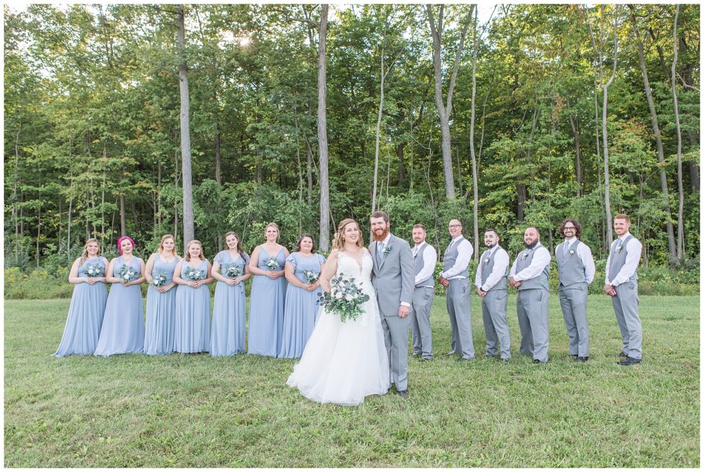 Bridal party, Finger Lakes wedding at Fox Run Vineyards, Samantha Ludlow Photography, Syracuse wedding photographer, Finger Lakes wedding photographer