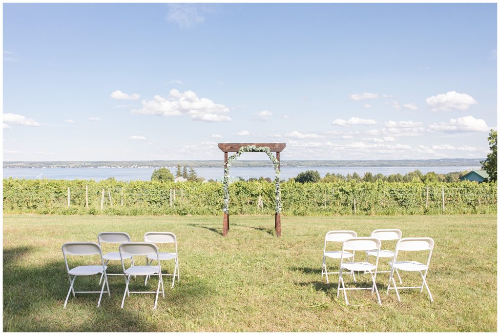 Ceremony, Finger Lakes wedding at Fox Run Vineyards, Samantha Ludlow Photography, Syracuse wedding photographer, Finger Lakes wedding photographer