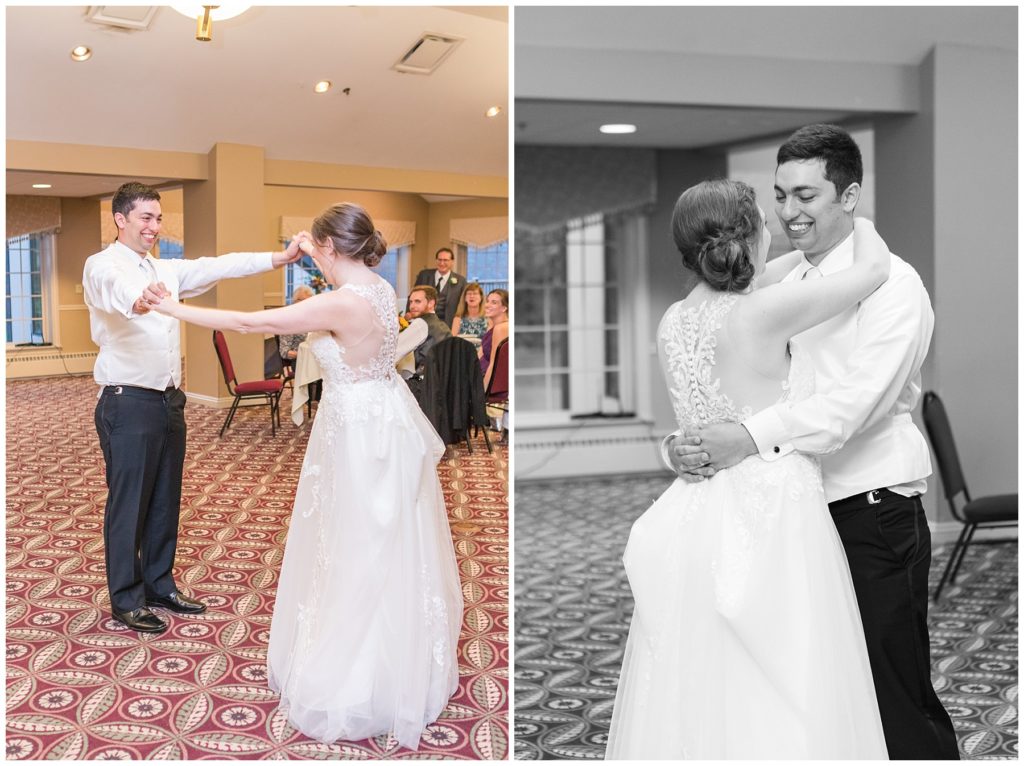 first dance, fall wedding at Brooklea Golf Club, Samantha Ludlow Photography, Syracuse photographer, Syracuse wedding photographer, Rochester wedding photographer