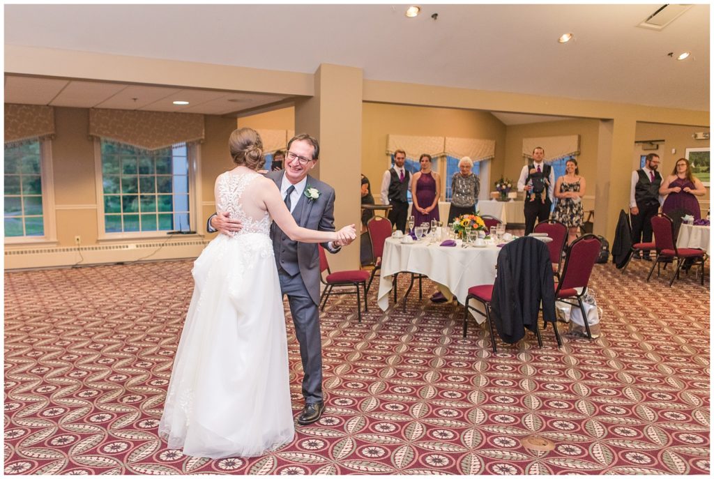 father daughter dance, fall wedding at Brooklea Golf Club, Samantha Ludlow Photography, Syracuse photographer, Syracuse wedding photographer, Rochester wedding photographer