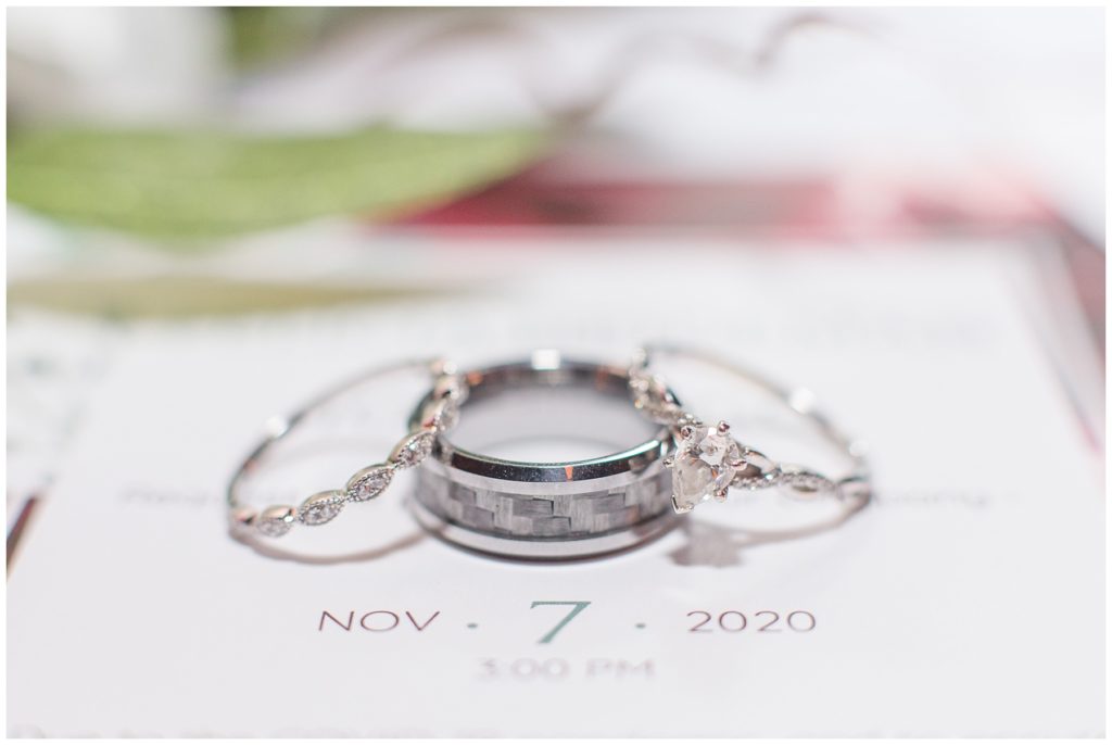 Rings, fall wedding at Ravenwood Golf Club, Samantha Ludlow Photography, Syracuse wedding photographer