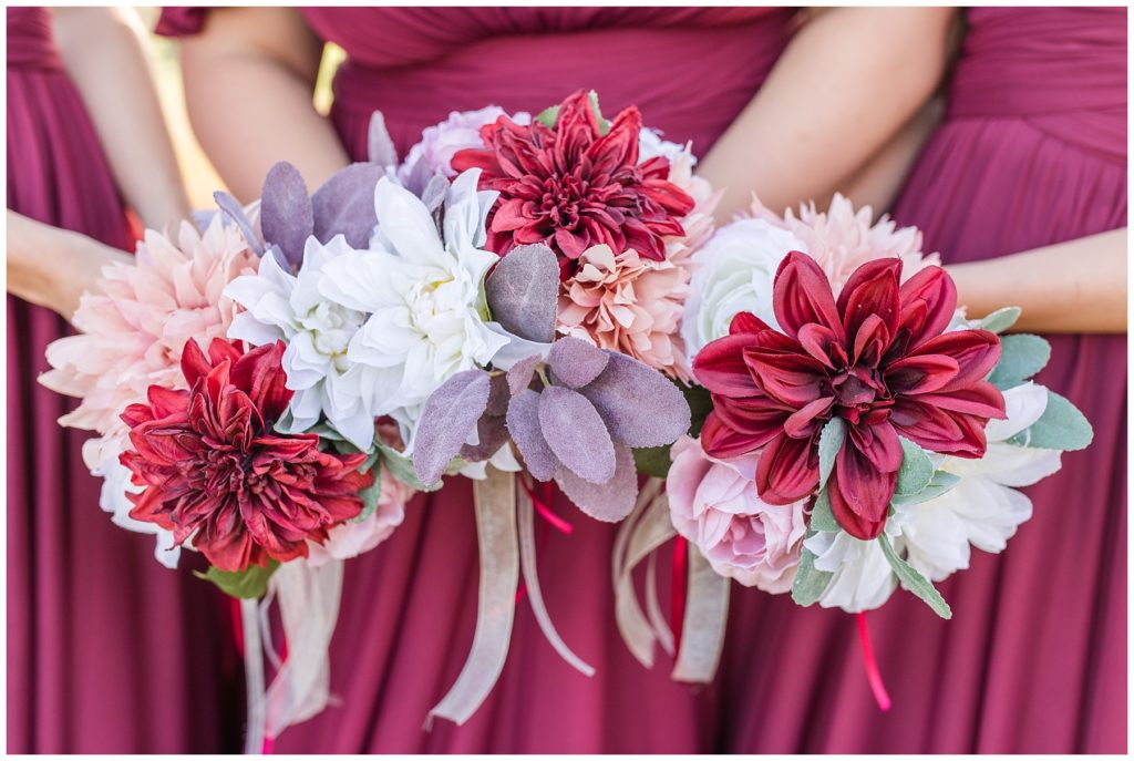 Bouquets, fall wedding at Ravenwood Golf Club, Samantha Ludlow Photography, Syracuse wedding photographer