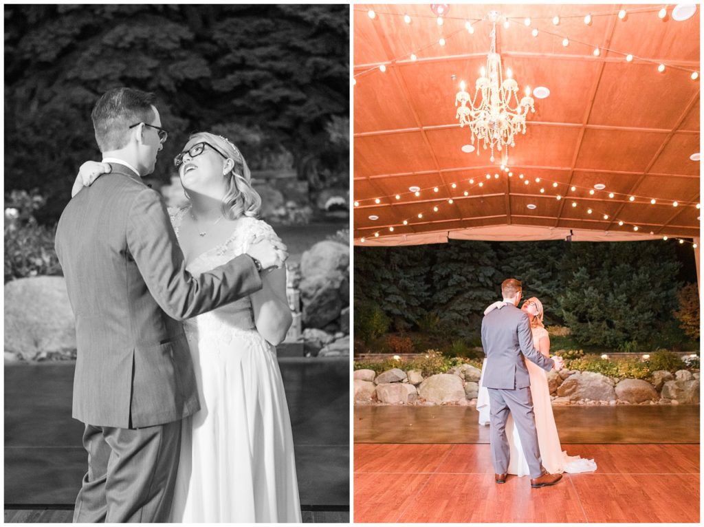 First Dance, fall wedding at Ravenwood Golf Club, Samantha Ludlow Photography, Syracuse wedding photographer