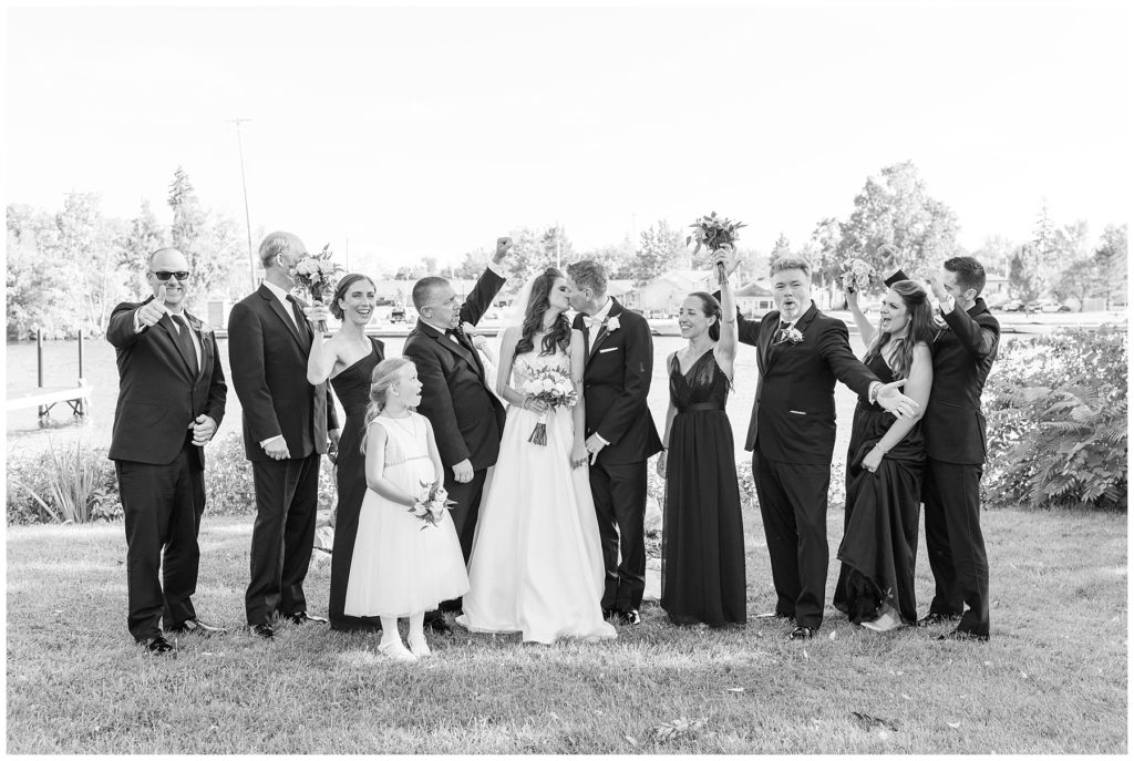 Bridal party portraits, wedding on Oneida Lake, Samantha Ludlow Photography, Syracuse photographer, Syracuse wedding photographer